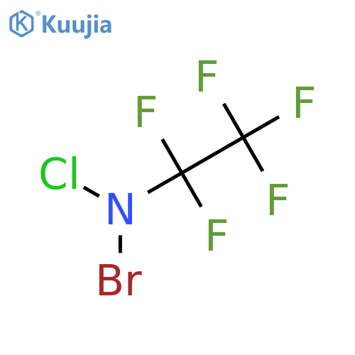 ETHANAMINE, N-BROMO-N-CHLORO-1,1,2,2,2-PENTAFLUORO- structure