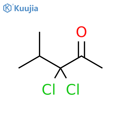 2-Pentanone, 3,3-dichloro-4-methyl- structure