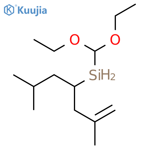 SILANE, DIETHOXYMETHYL[3-METHYL-1-(2-METHYLPROPYL)-3-BUTENYL]- structure