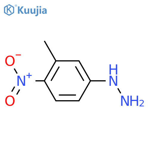 (3-methyl-4-nitrophenyl)hydrazine structure