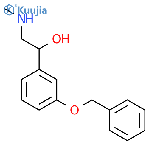 (aR)-a-(Methylamino)methyl-3-(phenylmethoxy)-benzenemethanol structure