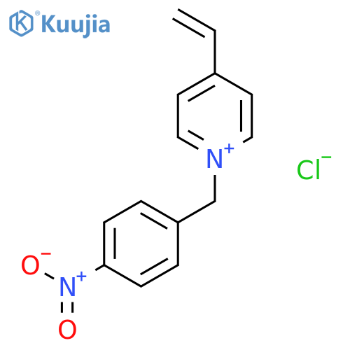 PYRIDINIUM, 4-ETHENYL-1-[(4-NITROPHENYL)METHYL]-, CHLORIDE structure