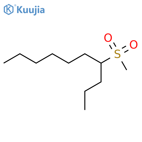Decane, 4-(methylsulfonyl)- structure