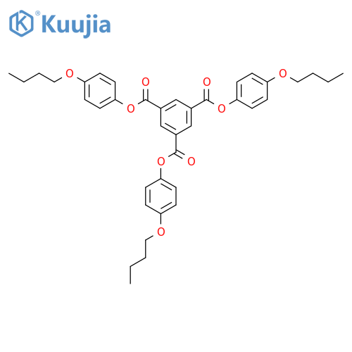 1,3,5-Benzenetricarboxylic acid, 1,3,5-tris(4-butoxyphenyl) ester structure