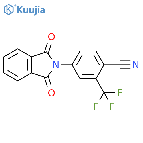 4-(1,3-Dioxoisoindolin-2-yl)-2-(trifluoro methyl)benzonitrile structure