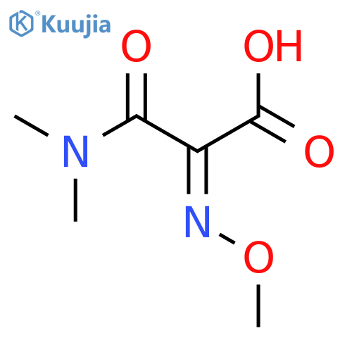 PROPANOIC ACID, 3-(DIMETHYLAMINO)-2-(METHOXYIMINO)-3-OXO- structure