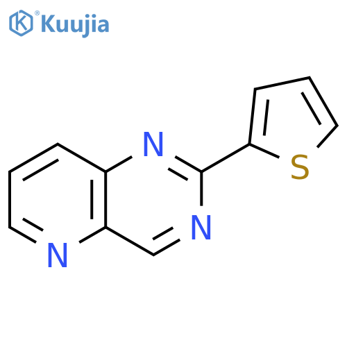Pyrido[3,2-d]pyrimidine, 2-(2-thienyl)- structure