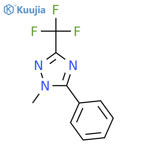 1H-1,2,4-Triazole, 1-methyl-5-phenyl-3-(trifluoromethyl)- structure