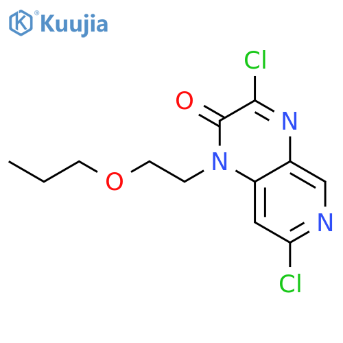 3,7-Dichloro-1-(2-propoxyethyl)-1H,2H-pyrido-[3,4-b]pyrazin-2-one structure