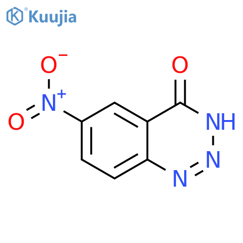 6-nitro-3,4-dihydro-1,2,3-benzotriazin-4-one structure