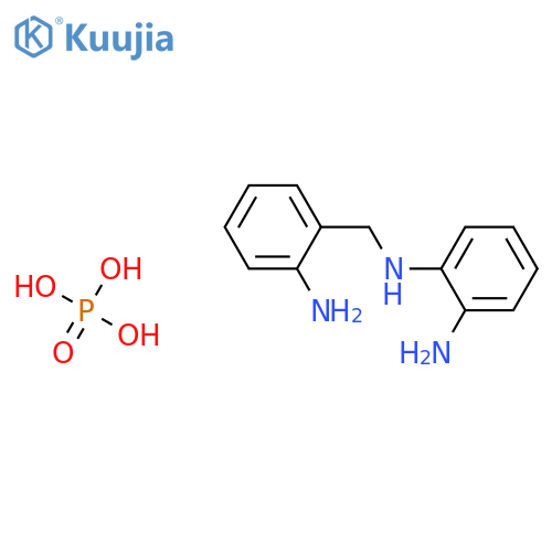 1,2-Benzenediamine, N-[(2-aminophenyl)methyl]-, phosphate structure