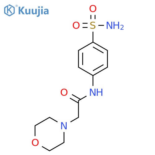 2-(morpholin-4-yl)-N-(4-sulfamoylphenyl)acetamide structure