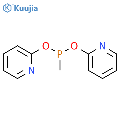 PHOSPHONOUS ACID, METHYL-, DI-2-PYRIDINYL ESTER structure
