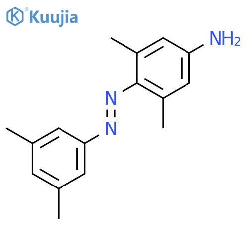 Benzenamine, 4-[(3,5-dimethylphenyl)azo]-3,5-dimethyl- structure