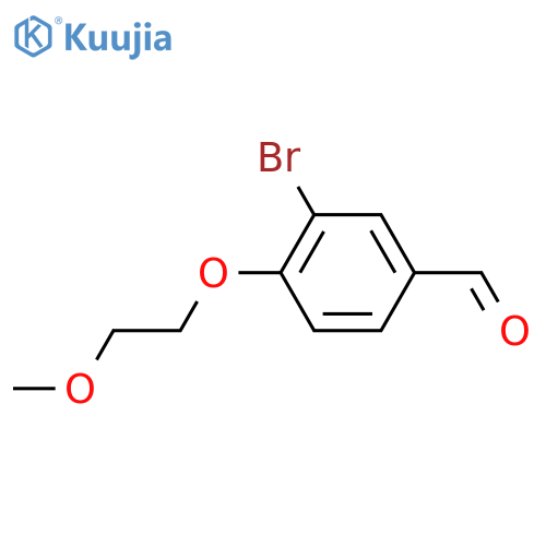 3-Bromo-4-(2-methoxyethoxy)benzaldehyde structure
