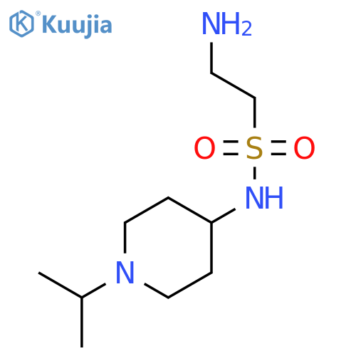 ETHANESULFONAMIDE, 2-AMINO-N-[1-(1-METHYLETHYL)-4-PIPERIDINYL]- structure