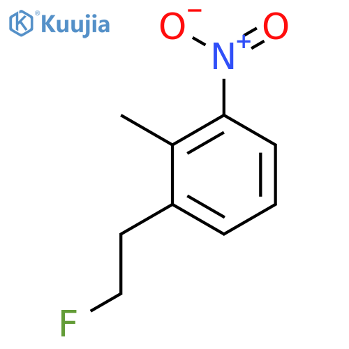 BENZENE, 1-(2-FLUOROETHYL)-2-METHYL-3-NITRO- structure