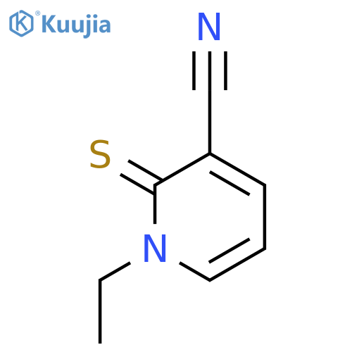 3-Pyridinecarbonitrile, 1-ethyl-1,2-dihydro-2-thioxo- structure
