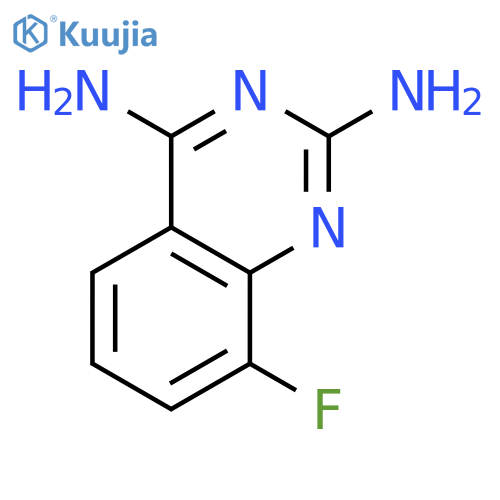 8-FLUORO-QUINAZOLINE-2,4-DIAMINE structure