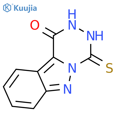 4-Sulfanylidene-3,4-dihydro[1,2,4]triazino[4,5-b]indazol-1(2H)-one structure