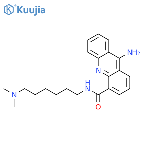 4-Acridinecarboxamide,9-amino-N-[6-(dimethylamino)hexyl]- structure