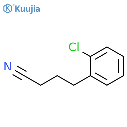 4-(2-chlorophenyl)butanenitrile structure