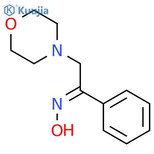 Ethanone,2-(4-morpholinyl)-1-phenyl-, oxime structure