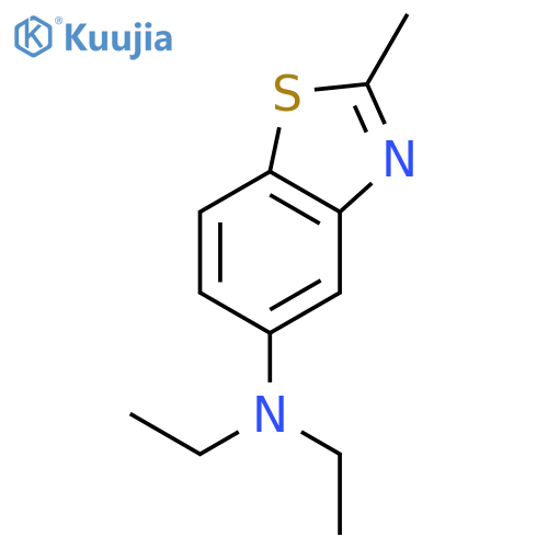 Benzothiazole, 5-(diethylamino)-2-methyl- (7CI) structure