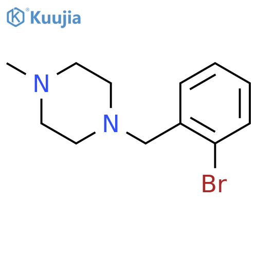 1-(2-Bromobenzyl)-4-methylpiperazine structure
