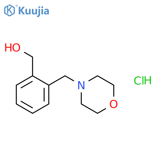 2-(4-Morpholinylmethyl)phenylmethanol Hydrochloride structure