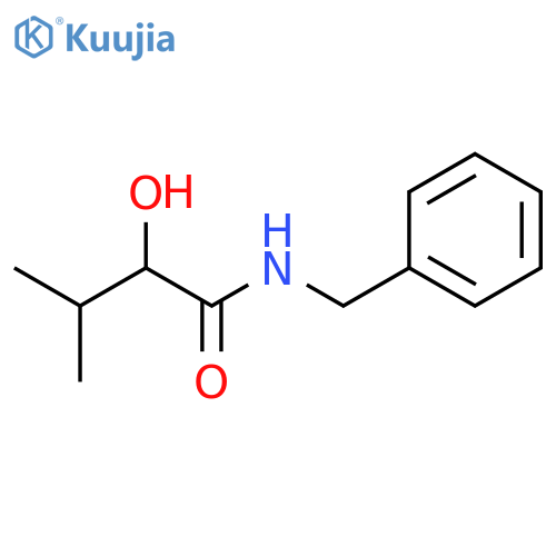 Butanamide, 2-hydroxy-3-methyl-N-(phenylmethyl)- structure