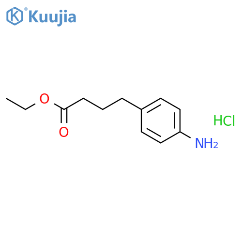 Benzenebutanoic acid, 4-amino-, ethyl ester, hydrochloride structure