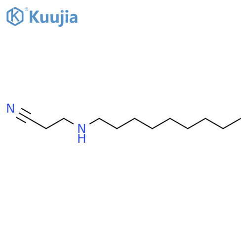 3-(Nonylamino)propionitrile structure