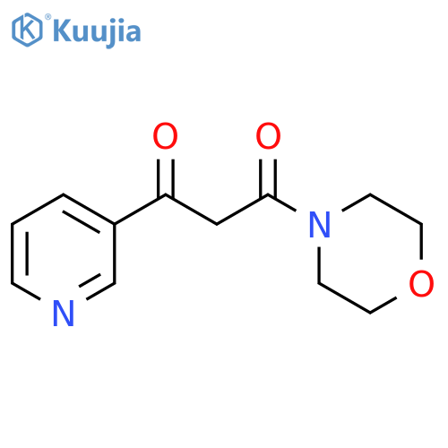 MORPHOLINE, 4-[1,3-DIOXO-3-(3-PYRIDINYL)PROPYL]- structure