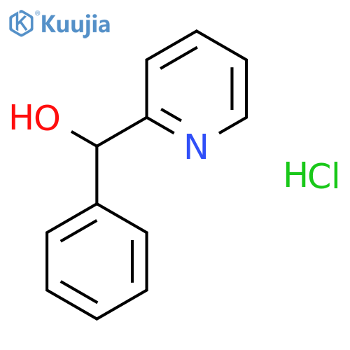 Phenyl(pyridin-2-yl)methanol hydrochloride structure