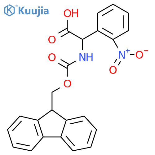 (9H-Fluoren-9-ylmethoxycarbonylamino)-(2-nitro-phenyl)-acetic Acid structure