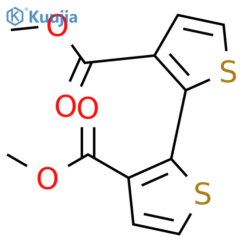 [2,2'-BITHIOPHENE]-3,3'-DICARBOXYLIC ACID, DIMETHYL ESTER structure
