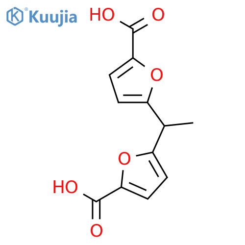 2-Furancarboxylic acid, 5,5'-ethylidenebis- structure