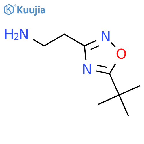 2-(5-tert-butyl-1,2,4-oxadiazol-3-yl)ethan-1-amine structure