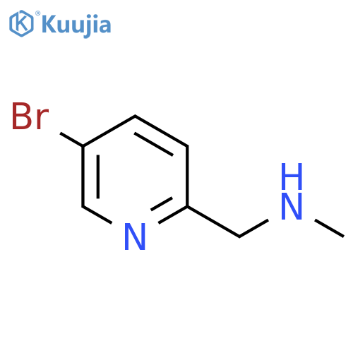 N-Methyl-(5-bromopyrid-2-yl)methylamine structure