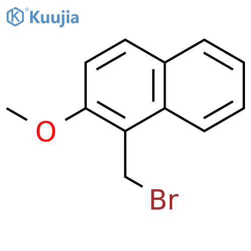 1-(Bromomethyl)-2-methoxy-naphthalene structure