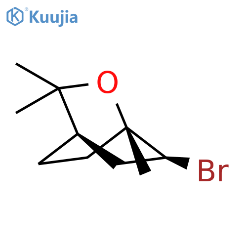 2-OXABICYCLO[2.2.2]OCTANE, 6-BROMO-1,3,3-TRIMETHYL-, (1S,4R,6S)- structure