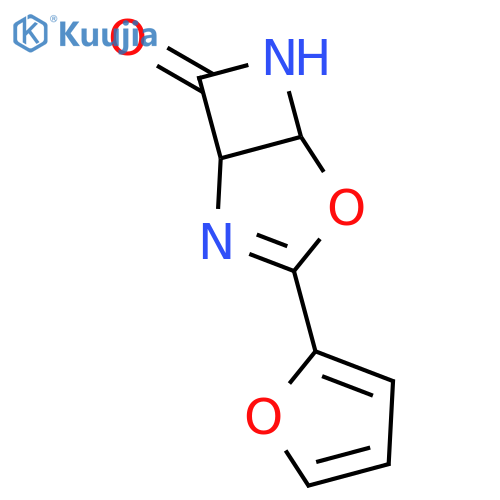 4-OXA-2,6-DIAZABICYCLO[3.2.0]HEPT-2-EN-7-ONE, 3-(FURANYL)- structure