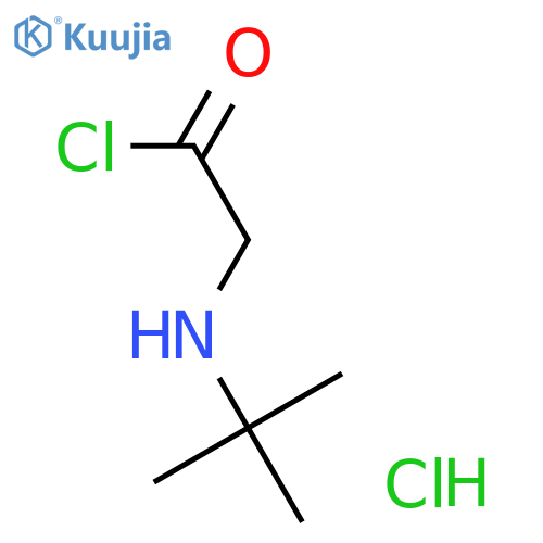 N-t-Butylglycine Acid Chloride Hydrochloride structure
