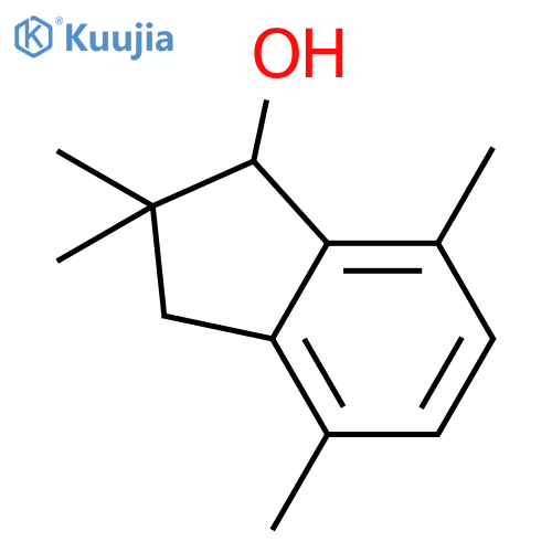 1H-INDEN-1-OL, 2,3-DIHYDRO-2,2,4,7-TETRAMETHYL- structure