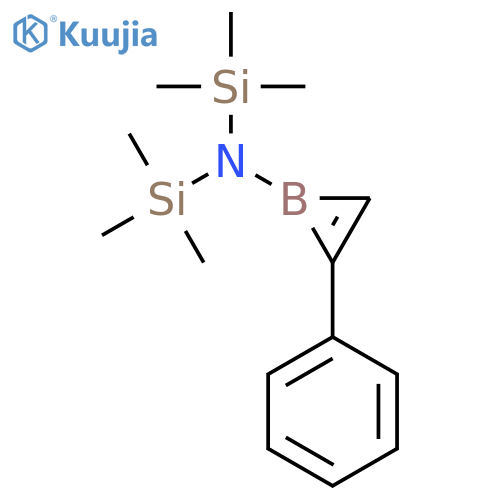 1H-BORIREN-1-AMINE, 2-PHENYL-N,N-BIS(TRIMETHYLSILYL)- structure