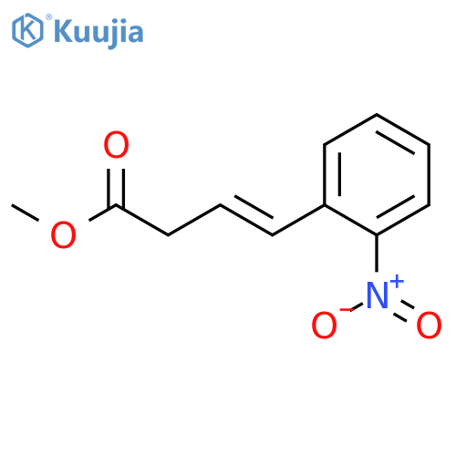 3-Butenoic acid, 4-(2-nitrophenyl)-, methyl ester structure