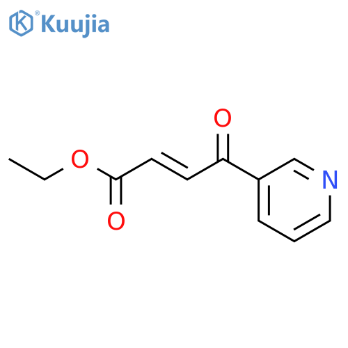 2-Butenoic acid, 4-oxo-4-(3-pyridinyl)-, ethyl ester structure