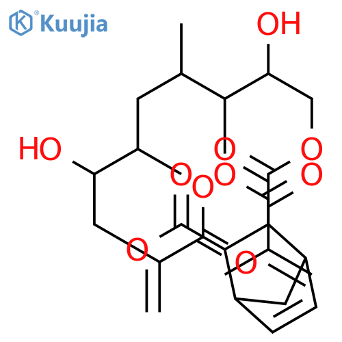 BICYCLO[2.2.1]HEPT-5-ENE-2,3-DICARBOXYLIC ACID, 1-METHYL-1,2-ETHANEDIYLBIS[2-HYDROXY-3-[(2-METHYL-1-OXO-2-PROPENYL)OXY]PROPYL] ESTER structure