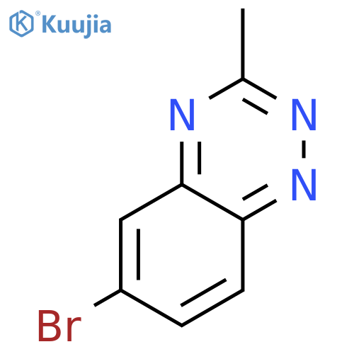 1,2,4-BENZOTRIAZINE, 6-BROMO-3-METHYL- structure